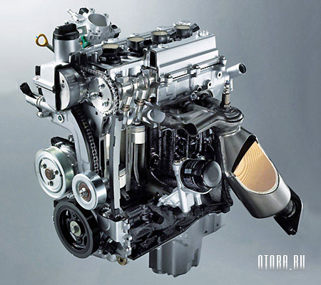 Мотор Тойота 3SZ-VE схема.