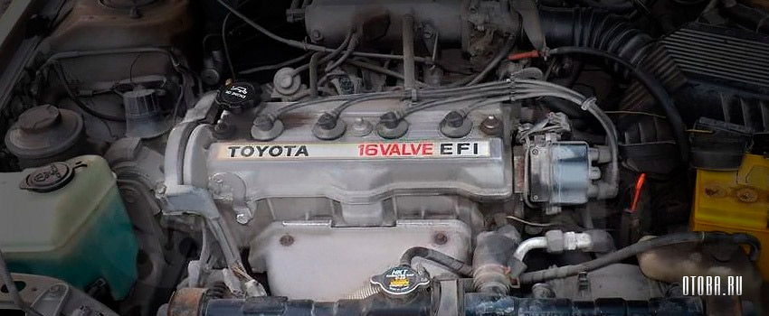Двигатель Тойота 4A-FE 1 поколение под капотом