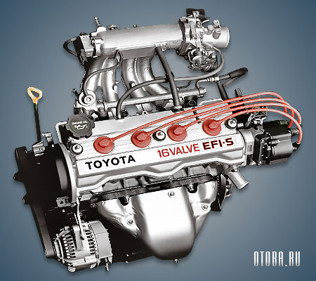 1.5-литровый бензиновый мотор Тойота 5A-FHE фото.