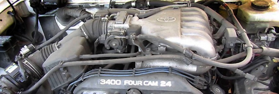 3.4-литровый бензиновый силовой агрегат 5VZ-FE под капотом Тойота Ленд Круизер Прадо.