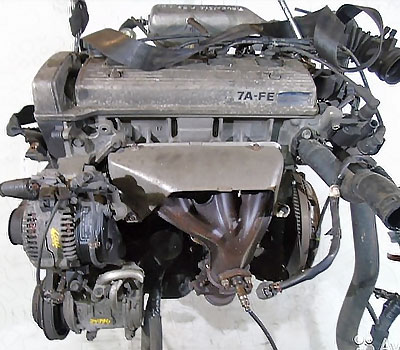 Контрактный двигатель toyota 7A-FE