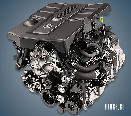 3.5-литровый бензиновый мотор Тойота V35A-FTS фото.