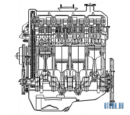 1.5-литровый карбюраторный двигатель VAZ 2103 фото.