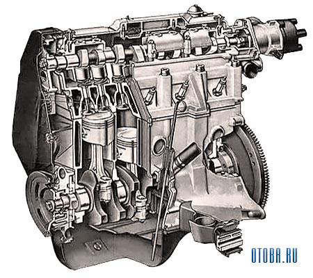 Двигатель VAZ 2108 фото.