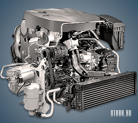 Двигатель Volvo D4204T23 фото.