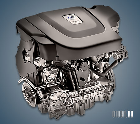 2.4-литровый дизельный мотор Вольво D5244T15 фото.