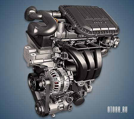 1.0-литровый бензиновый мотор Фольксваген 1.0 MPi EA211 фото.