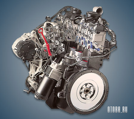 Двигатель VW 1Z фото.