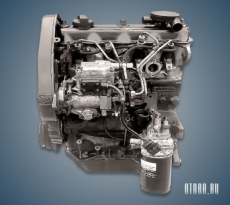 1.9-литровый дизельный двигатель VW 1Z фото.