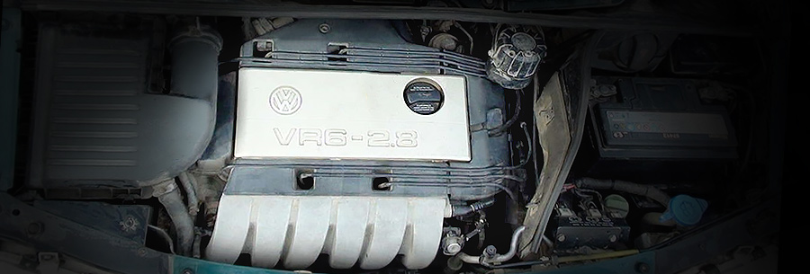 2.8-литровый бензиновый силовой агрегат VW ААА под капотом Фольксваген Шаран.