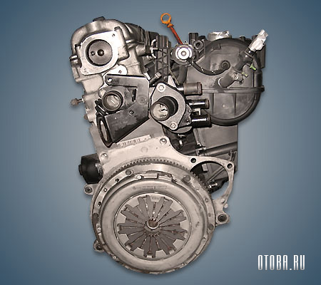 Мотор VW AEX вид сбоку.