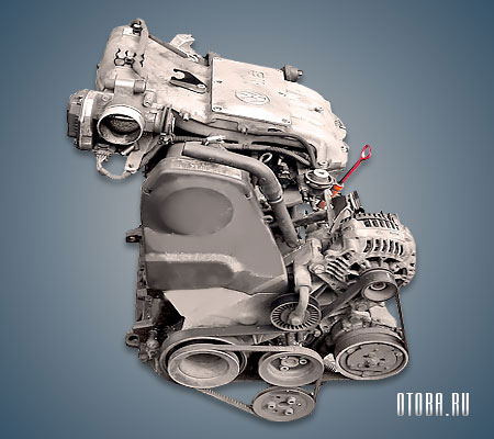 Мотор VW AFT вид сбоку.