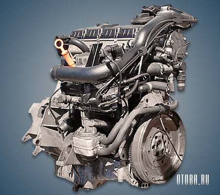 1.9-литровый дизельный двигатель VW AVB вид сбоку.