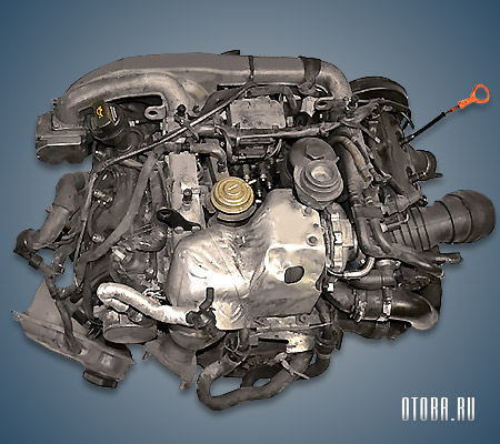2.5-литровый дизельный мотор Фольксваген BDH фото.
