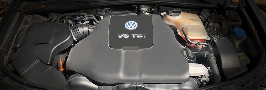 2.5-литровый дизельный силовой агрегат VW BDH под капотом Фольксваген Пассат.