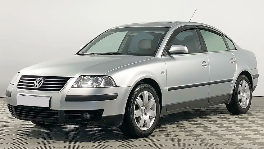 Volkswagen Passat 4WD с дизельным двигателем 2.5 литра 2005 года