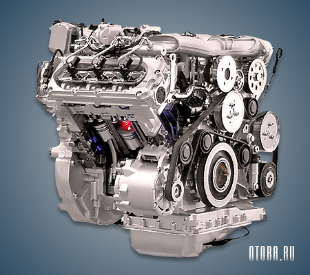 3.0-литровый дизельный двигатель VW BKS вид сзади.