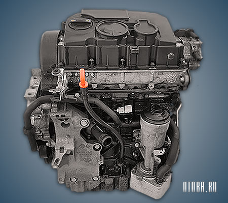 2.0-литровый дизельный мотор Фольксваген BMM фото.