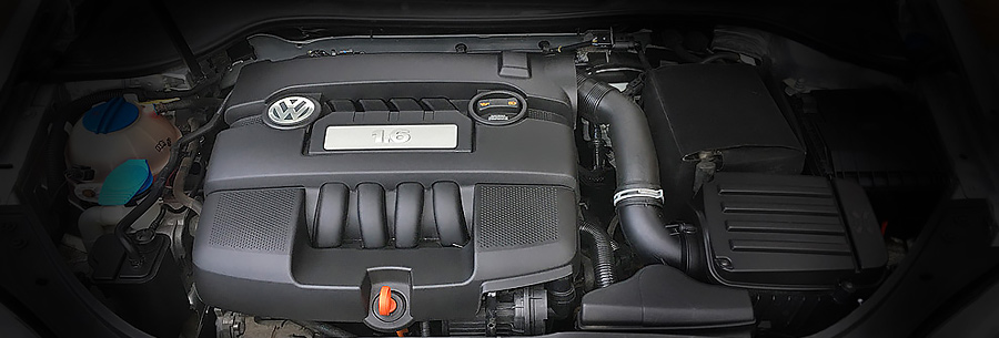 1.6-литровый бензиновый силовой агрегат VW BSE под капотом Фольксваген Гольф 5