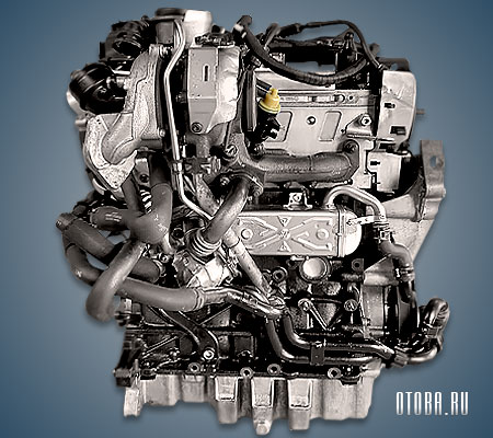 2.0-литровый дизельный мотор Фольксваген CFHC фото.