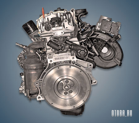 1.6-литровый бензиновый  двигатель VW CFNA фото.