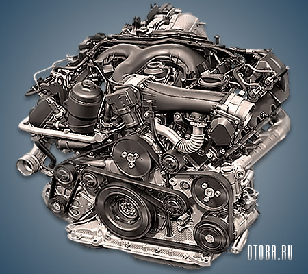 Мотор VW CRCA вид сбоку.