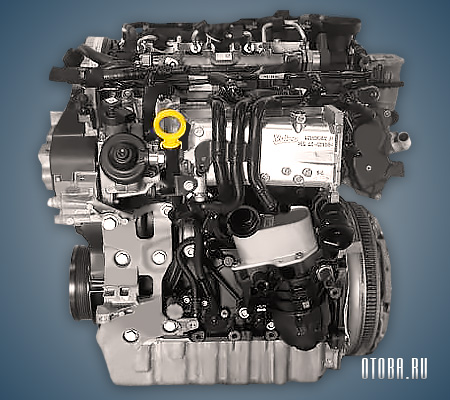 2.0-литровый дизельный мотор Фольксваген CRLB фото.