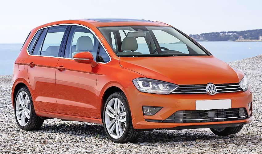 Volkswagen Golf Sportsvan 2018 года с бензиновым двигателем 1.5 литра