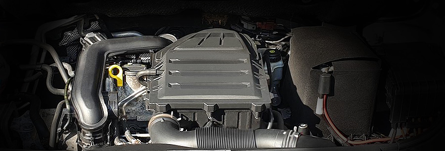 1.0-литровый бензиновый силовой агрегат VW DKRB под капотом Volkswagen Up.