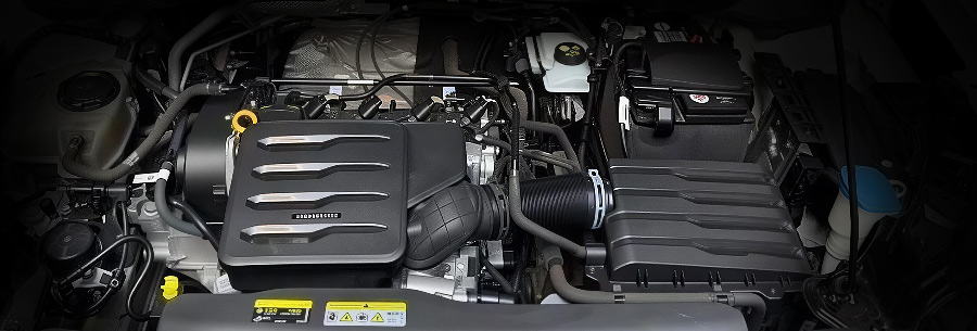 1.5-литровый бензиновый силовой агрегат VW DMBA под капотом Volkswagen Tacqua.