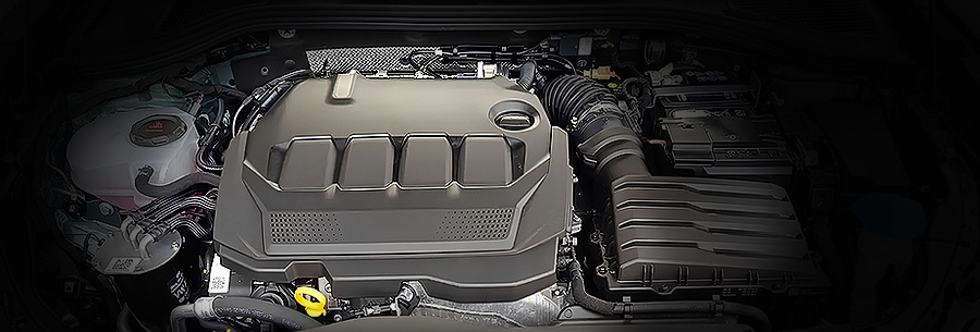 2.0-литровый дизельный силовой агрегат VW DXPB под капотом Volkswagen Passat.