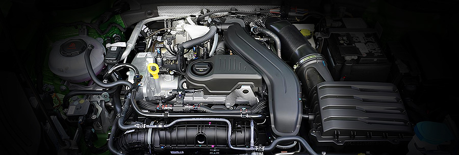 1.5-литровый бензиновый силовой агрегат VW DYBA под капотом Volkswagen Taos.