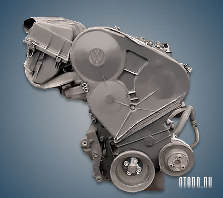 Мотор VW JK вид сбоку.