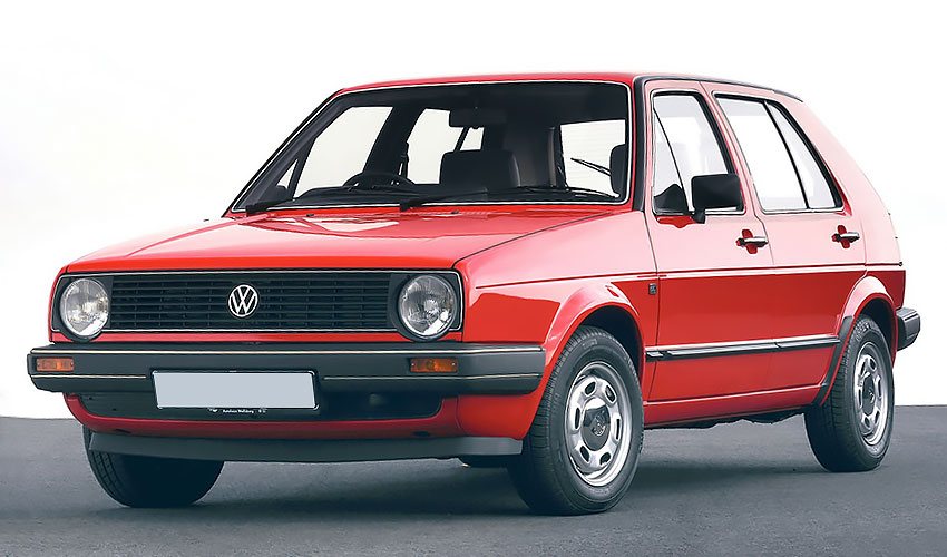 Volkswagen Golf 2 с бензиновым двигателем 1.3 литра 1986 года