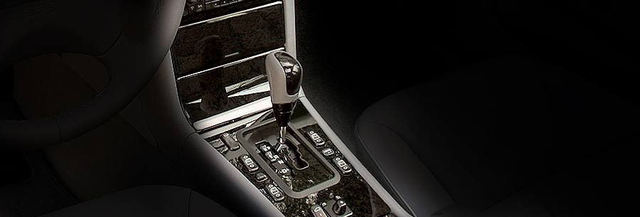 Рычаг управления автоматической коробки Mercedes 722.6 в кабине Мерседес E430.